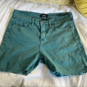 SOLD elsewhere - BDG green shorts